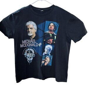 Michael McDonald Toto Shirt Mens Large Black 35th Anniversary Tour Band Graphic